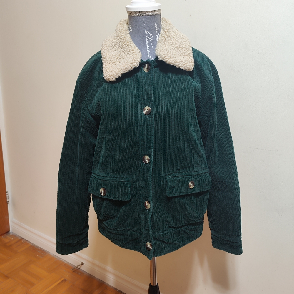 Frank & Oak Sherpa Lined Corduroy Jacket